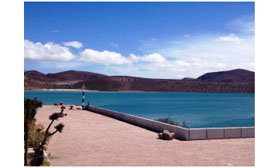 Cortés Port naval base comondu